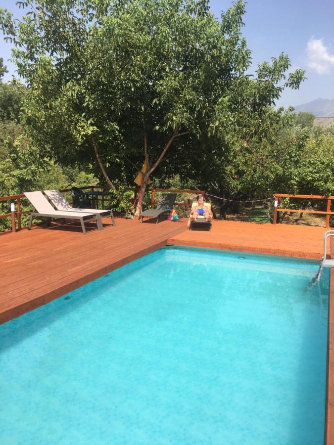 Villa Bonaccorso - Antica E Maestosa Villa Con Piscina Ai Piedi Dell'Etna 비아그란데 외부 사진