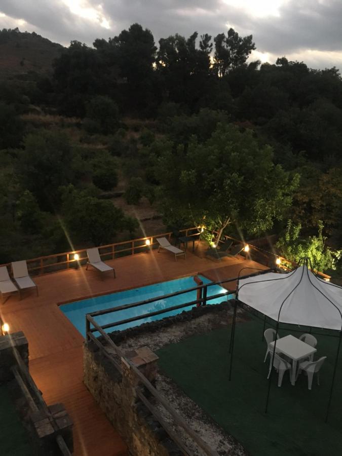 Villa Bonaccorso - Antica E Maestosa Villa Con Piscina Ai Piedi Dell'Etna 비아그란데 외부 사진