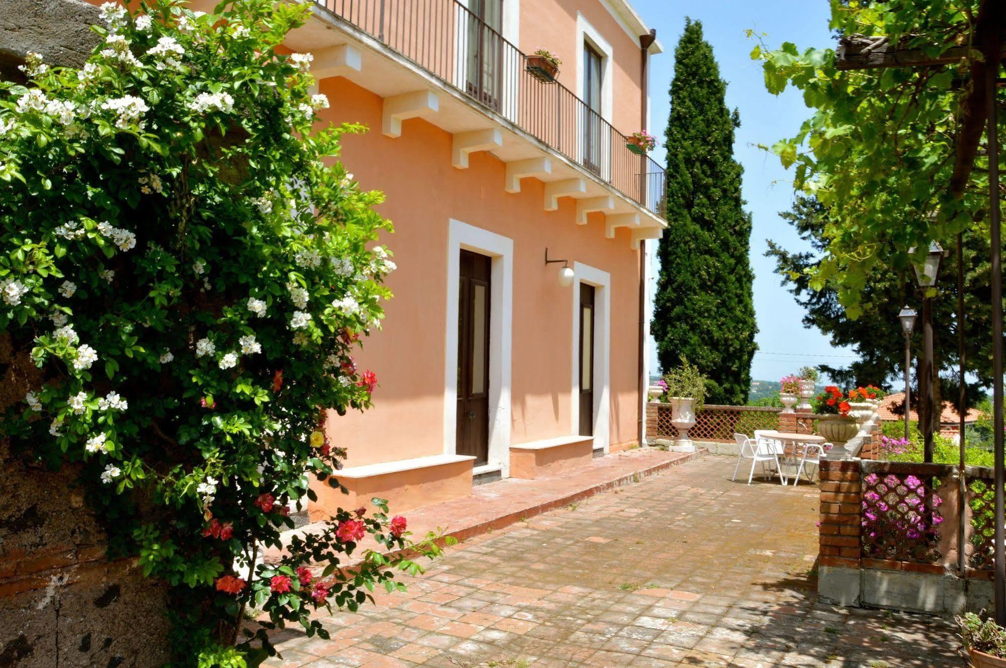 Villa Bonaccorso - Antica E Maestosa Villa Con Piscina Ai Piedi Dell'Etna 비아그란데 외부 사진